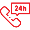 Possibilité d'intervenir 24h/24