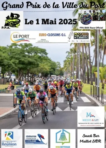 Médic à Lit, fier sponsor du Grand Prix Cycliste de la Ville du Port 2025 ! , Saint-Denis, Médic À Lit