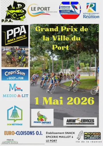 🚴‍♂️ Médic à Lit partenaire du Grand Prix de la Ville du Port 2026 : un engagement fort pour le sport et le bien-être, Saint-Denis, Médic À Lit