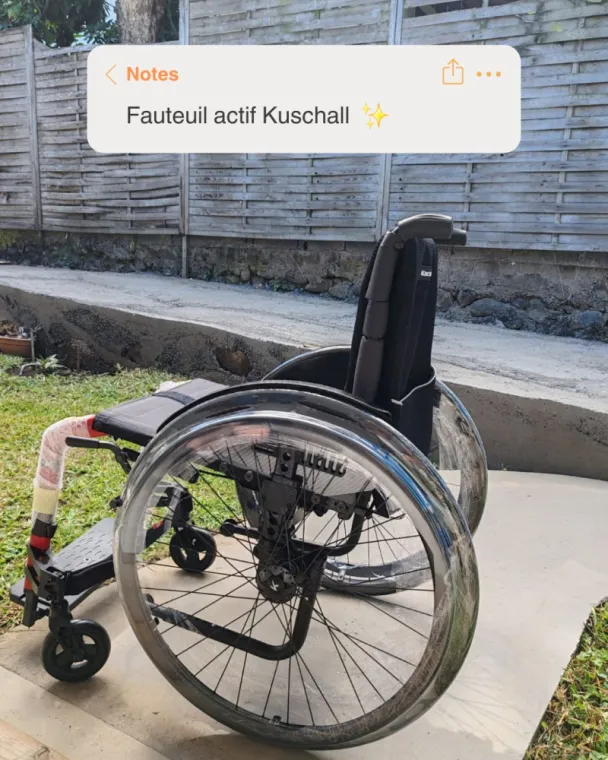 ♿ Zoom sur le fauteuil Kuschall roulant actif ! , Saint-Denis, Médic À Lit